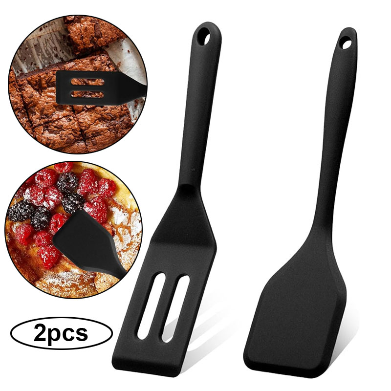 Okonomiyaki Spatula - 2 Buah Set Spatula Saji Brownies