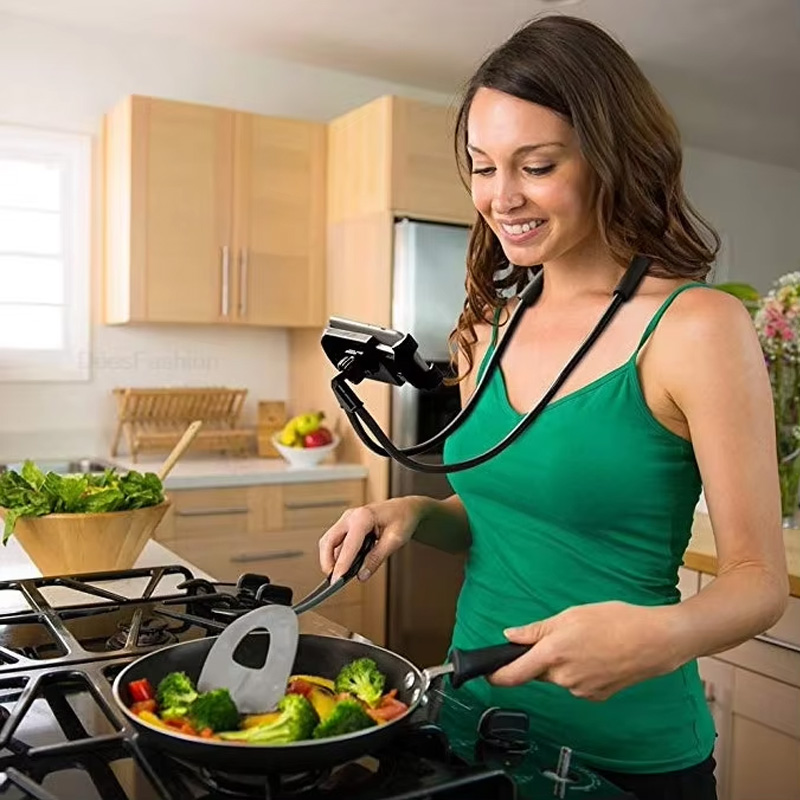 Taco Stand Holder - Penyangga Ponsel Fleksibel Gantungan Leher Lazy