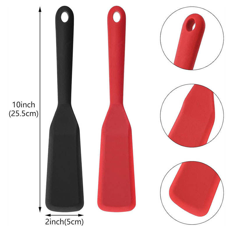 1/2 Buah Spatula Silikon Tipis - Okonomiyaki Spatula ulasan dan harga