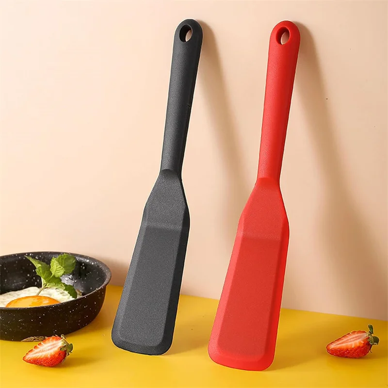 1/2 Buah Spatula Silikon Tipis - Okonomiyaki Spatula ulasan dan harga