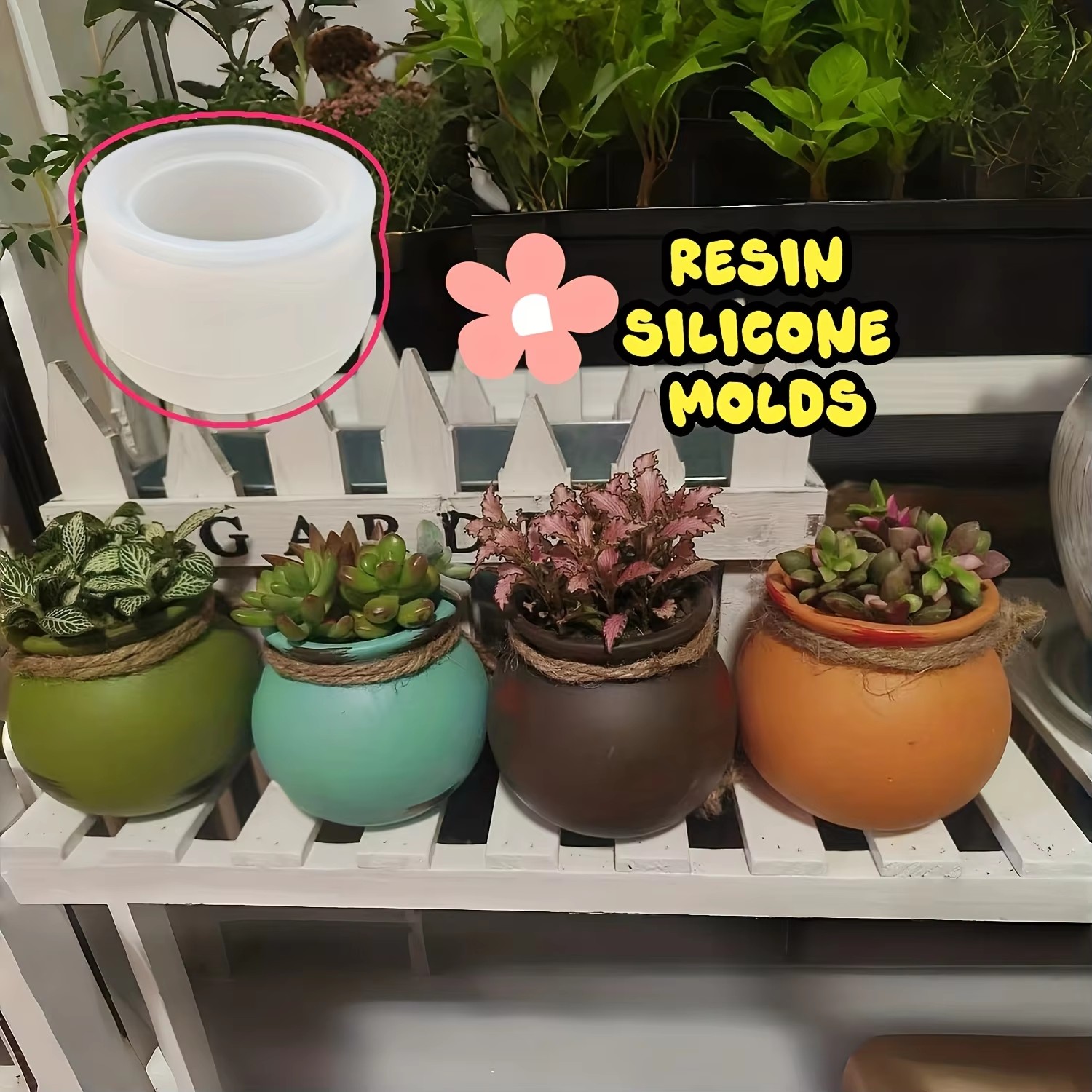 Cetakan Pot Bunga Silikon, Cet - Potsticker Mold ulasan dan harga