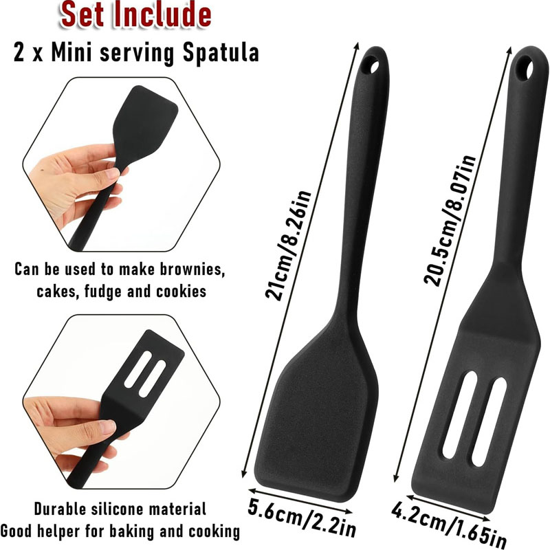 2 Buah Set Spatula Saji Browni - Okonomiyaki Spatula ulasan dan harga