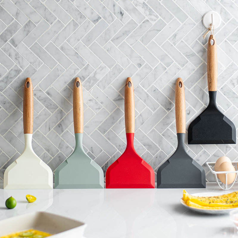 Peralatan masak silikon aman u - Okonomiyaki Spatula ulasan dan harga